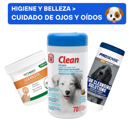 Higiene y Belleza para Perros Cuidado de Ojos y Oídos para Perros Higiene y Belleza para Perros Cuidado de Ojos y Oídos para Perros
