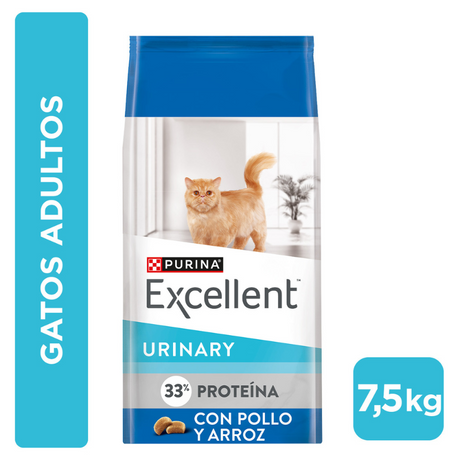 Alimento Seco para Gatos Excellent Cat Urinary 7,5 kg Alimento Seco para Gatos Excellent Cat Urinary 7,5 kg