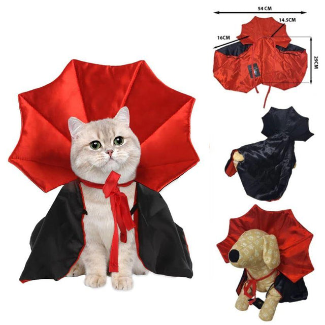 Cosplay vampiro con capa y cuello - 16x55cm  Cosplay vampiro con capa y cuello - 16x55cm