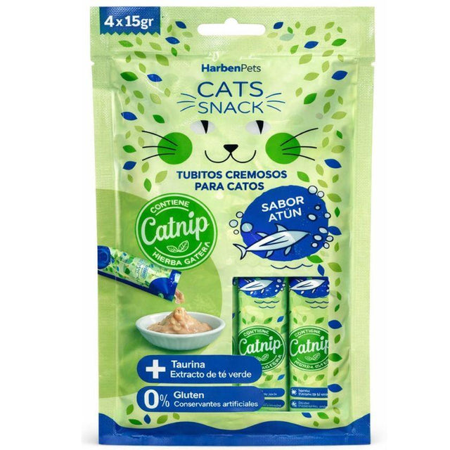 Cat Snack Cremoso Sabor Atún con Catnip 60gr Cat Snack Cremoso Sabor Atún con Catnip 60gr