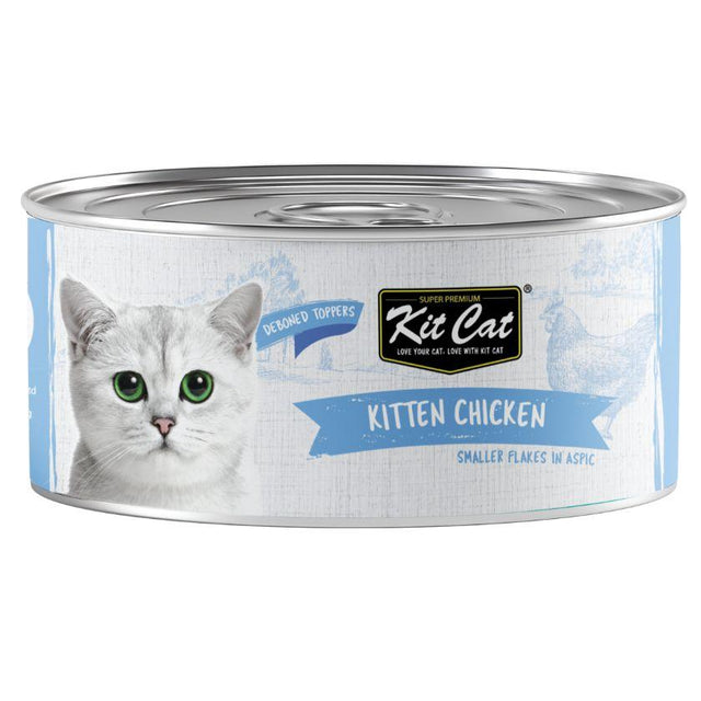 Kit Cat Lata Deboned Kitten Pollo 80gr  Kit Cat Lata Deboned Kitten Pollo 80gr