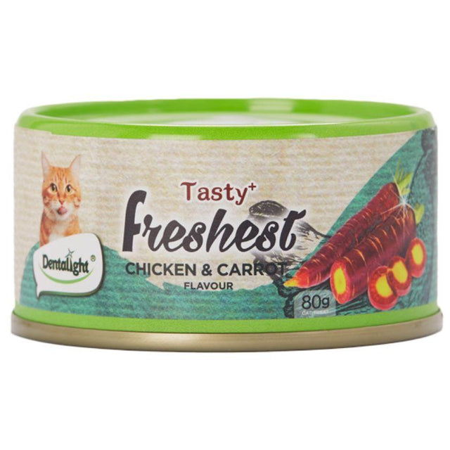 Tasty Freshest Para Gatos Sabor Pollo y Zanahoria 80gr Tasty Freshest Para Gatos Sabor Pollo y Zanahoria 80gr