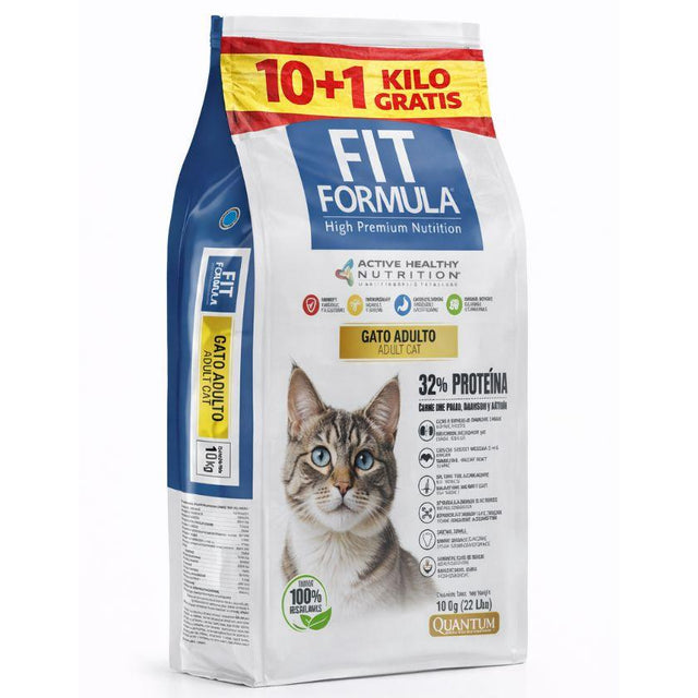 Fit Formula Gato Adulto 10kg + 1kg GRATIS Fit Formula Gato Adulto 10kg + 1kg GRATIS