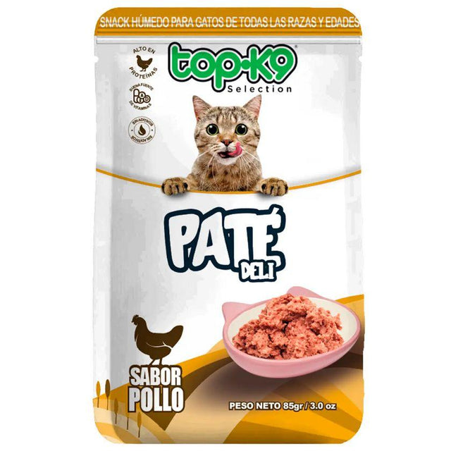 Snack Top K9 Paté Deli sabor Pollo 85gr Snack Top K9 Paté Deli sabor Pollo 85gr
