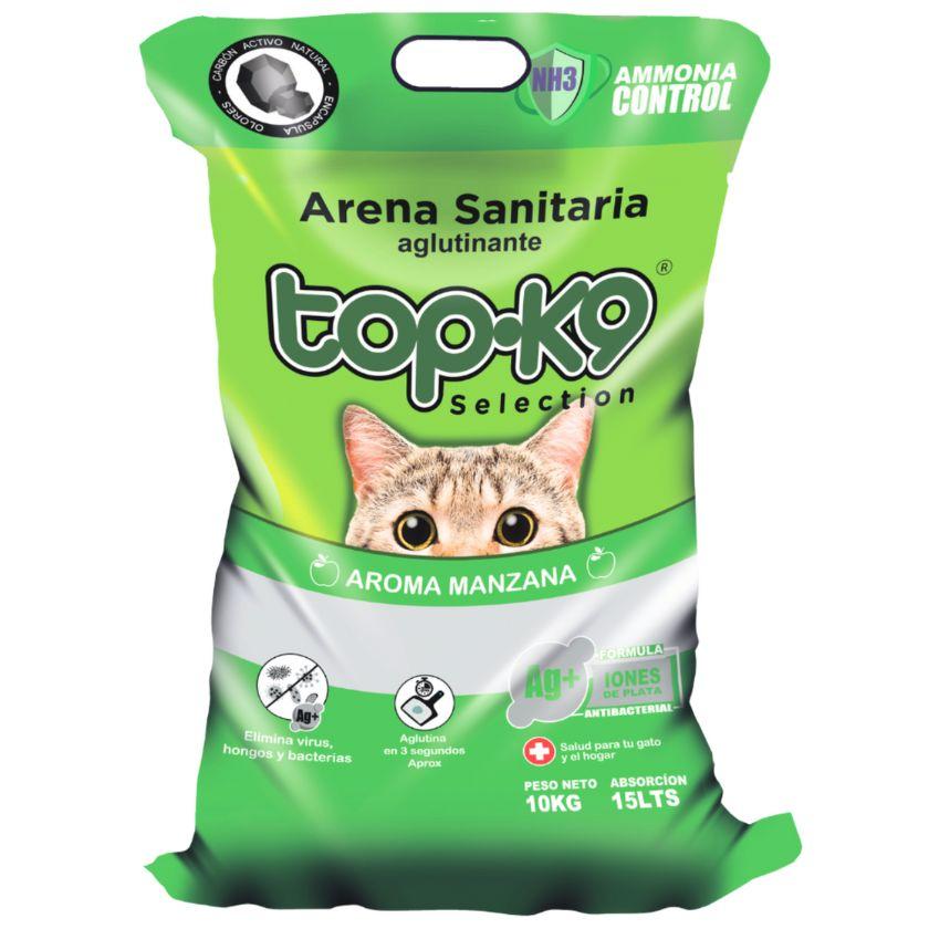 Arena Aglutinante Top k9 Iones de plata aroma Manzana 10kg