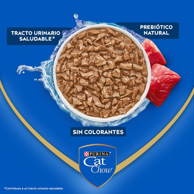 Purina Cat Chow Hydro Castrados Carne 85Gr Purina Cat Chow Hydro Castrados Carne 85Gr