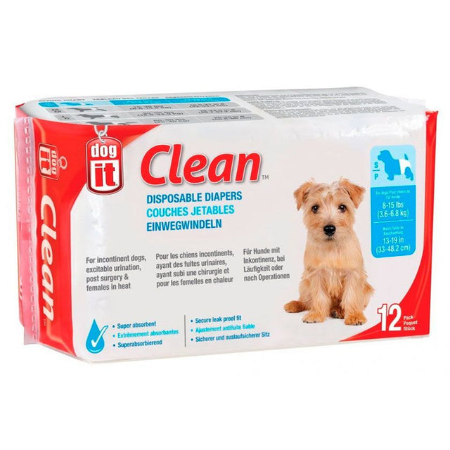 Dog It Pañales desechables para perros 3.5 a 7kg Dog It Pañales desechables para perros 3.5 a 7kg