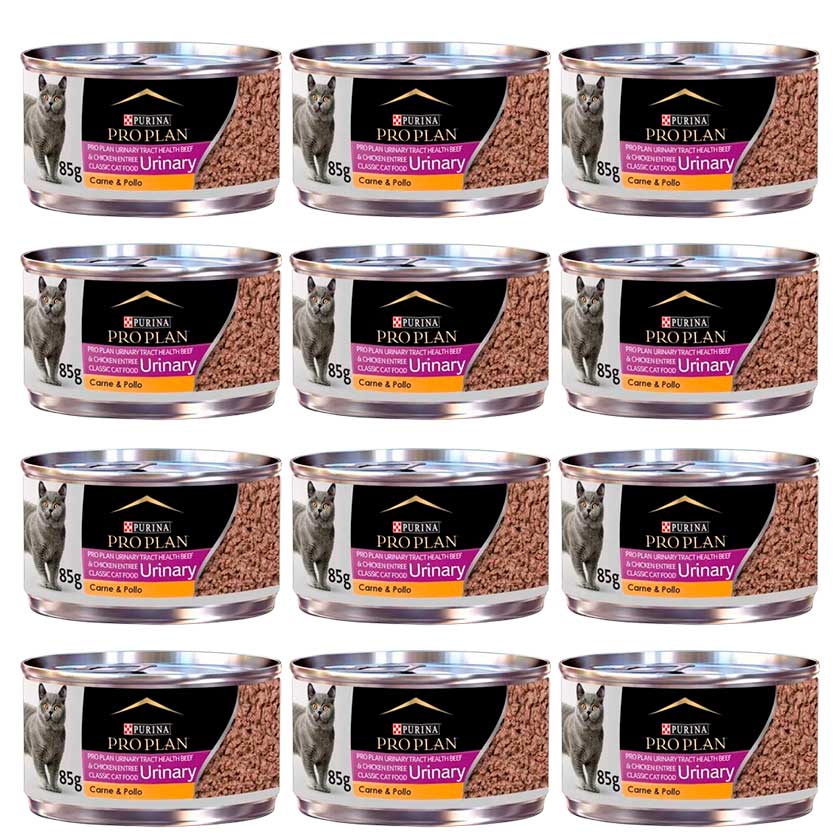 Purina Pro Plan Cat Urinary Lata 85Gr Pack 12 Unidades