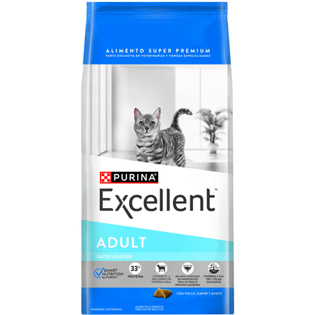 Alimento Seco para Gatos Excellent Cat Adult 7 5 Kg Alimento Seco para Gatos Excellent Cat Adult 7 5 Kg