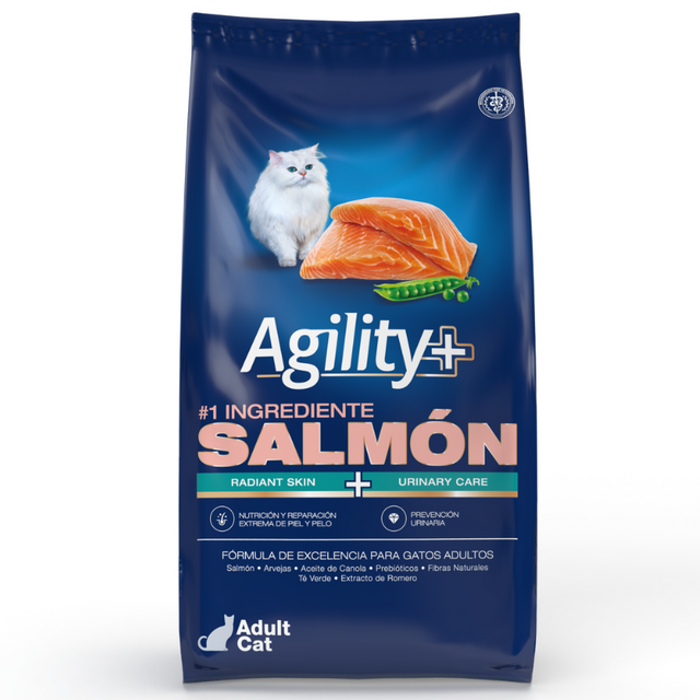 Alimento Agility + Gato Adulto Salmón 10kg Alimento Agility + Gato Adulto Salmón 10kg