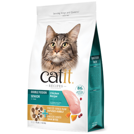 Alimento Seco para Gatos Catit Recipes Doble Fusión Senior con Pollo 1.8kg Alimento Seco para Gatos Catit Recipes Doble Fusión Senior con Pollo 1.8kg