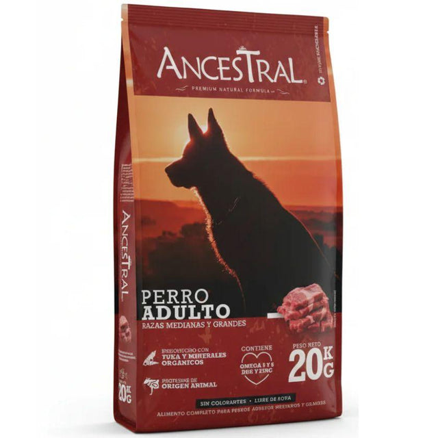 Ancestral Adulto para Razas Medianas y Grandes 20kg PACK X 2 (40KG) Ancestral Adulto para Razas Medianas y Grandes 20kg PACK X 2 (40KG)