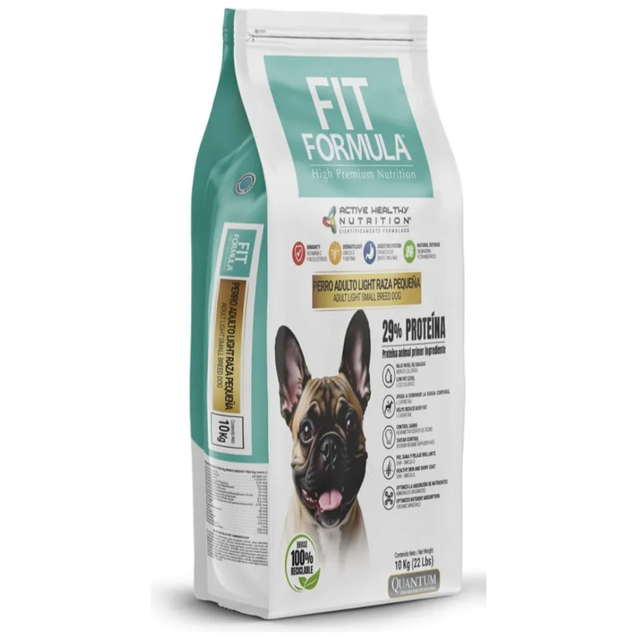 Alimento Seco Fit Formula Light Perro Adulto Raza Pequeña 10 kg – Control de Peso Alimento Seco Fit Formula Light Perro Adulto Raza Pequeña 10 kg – Control de Peso