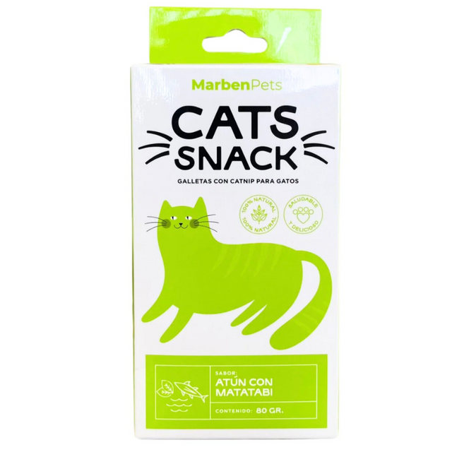 Cats Snack Galletas de Atún con Matatabi 80gr Cats Snack Galletas de Atún con Matatabi 80gr