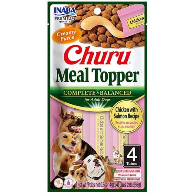 Churu Meal Topper Sabor Pollo y Salmón (4 tubitos) 56gr Churu Meal Topper Sabor Pollo y Salmón (4 tubitos) 56gr