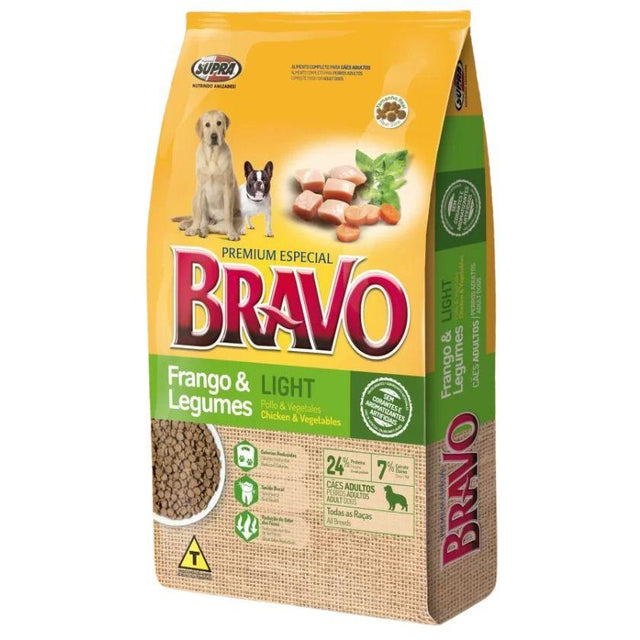 Bravo Adulto Pollo y Legumbres Light 15kg  Bravo Adulto Pollo y Legumbres Light 15kg