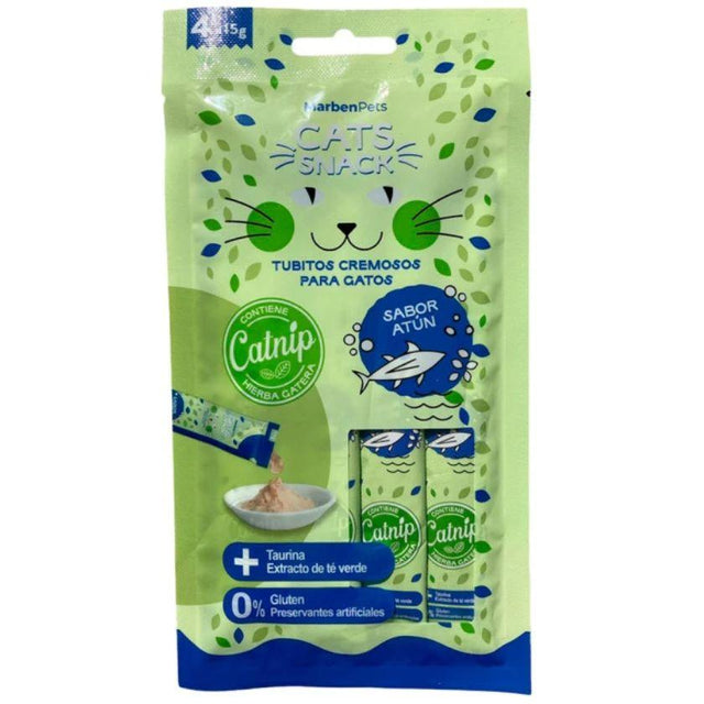Cat Snack Cremoso Sabor Atún con Catnip 60gr Cat Snack Cremoso Sabor Atún con Catnip 60gr