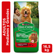 Purina Dog Chow Adultos Carne y Pollo 16.5kg  Purina Dog Chow Adultos Carne y Pollo 16.5kg