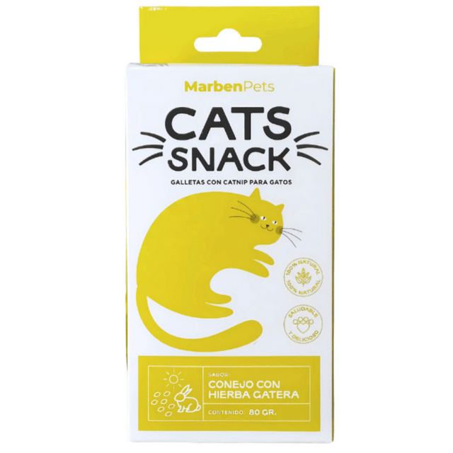 Cats Snack Galletas de Conejo con Hierba Gatera 80gr Cats Snack Galletas de Conejo con Hierba Gatera 80gr