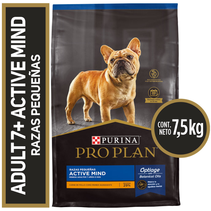 Purina Pro Plan Active Mind 7+ Small con OptiAge 7.5kg