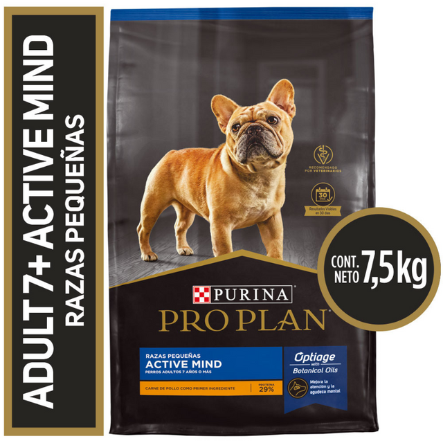Purina Pro Plan Active Mind 7+ Small con OptiAge 7.5kg  Purina Pro Plan Active Mind 7+ Small con OptiAge 7.5kg