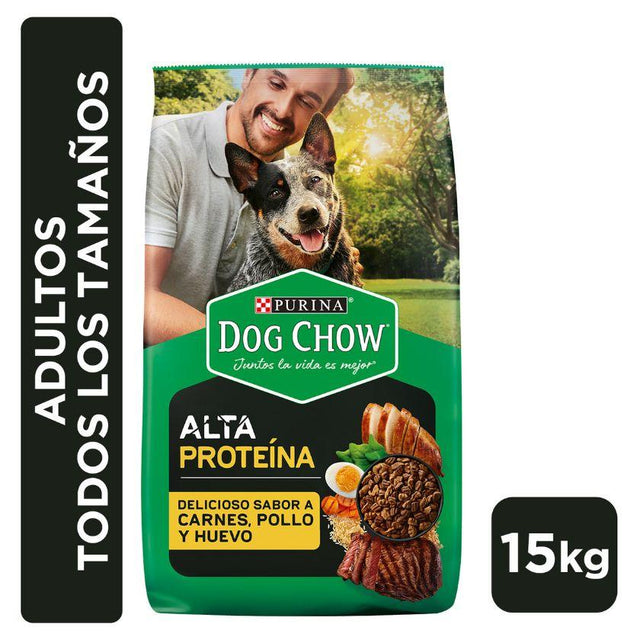 DOG CHOW Adultos Todos los Tamaños Alta en Proteína 15kg DOG CHOW Adultos Todos los Tamaños Alta en Proteína 15kg