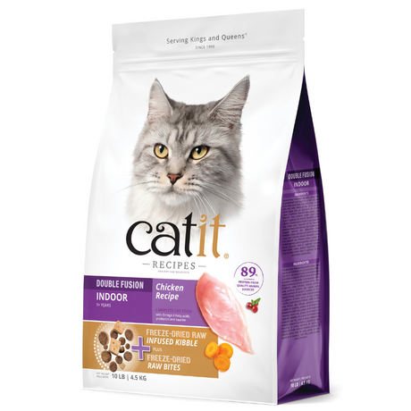 Alimento Seco para Gatos Catit Recipes Doble Fusión Indoor con Pollo 4.5kg Alimento Seco para Gatos Catit Recipes Doble Fusión Indoor con Pollo 4.5kg