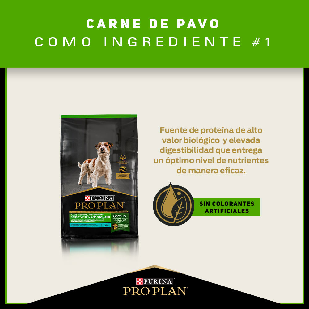 Pro Plan® Para Perros Sensitive Skin And Stomach Pavo Razas Pequenas 7 5Kg