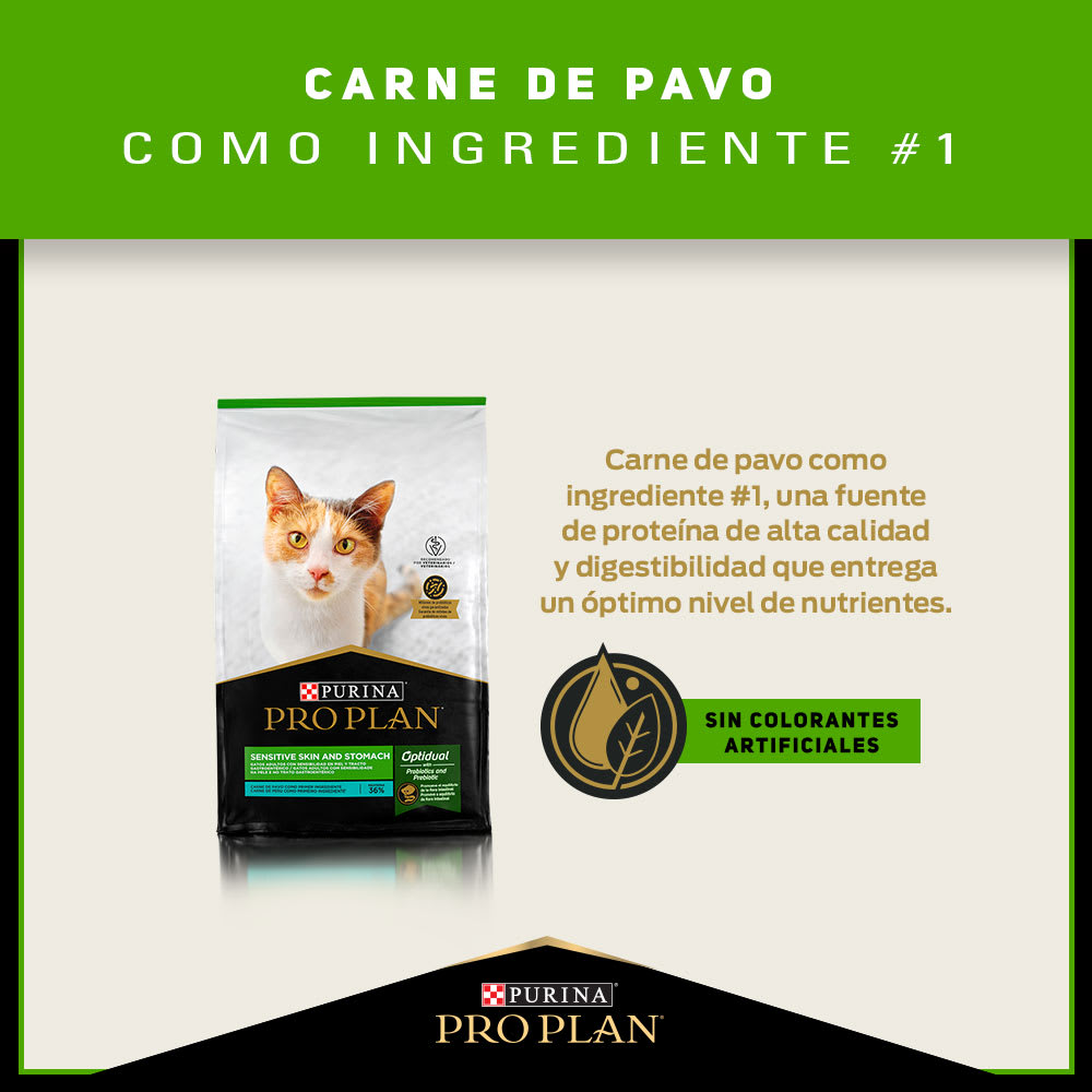 Pro Plan Cat Sensitive Skin And Stomach 3Kg
