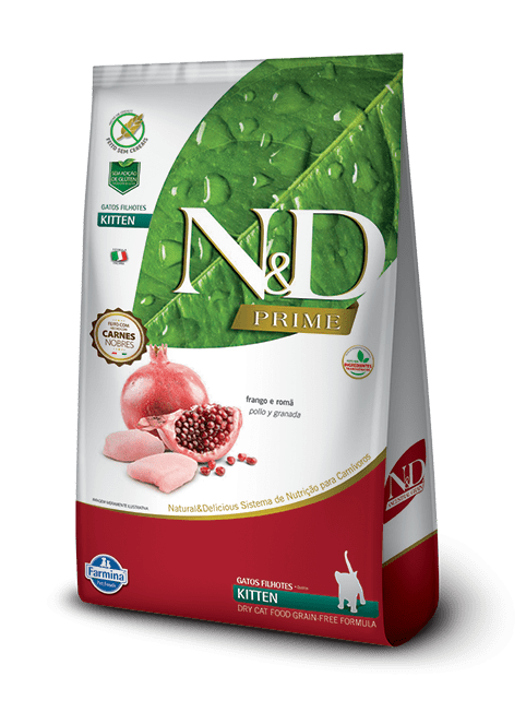 Natural And Delicious Grain Free Feline Kitten Pollo Y Granada 1 5Kg  Natural And Delicious Grain Free Feline Kitten Pollo Y Granada 1 5Kg