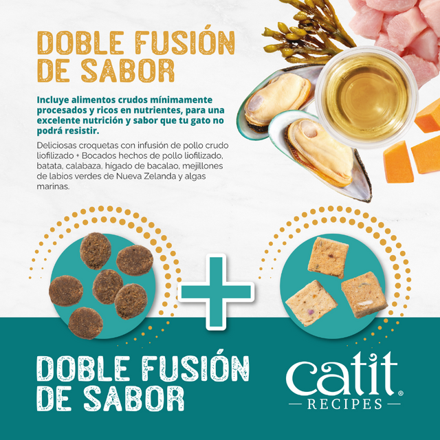 Catit Recipes Doble Fusión Senior con Pollo 4.5kg Catit Recipes Doble Fusión Senior con Pollo 4.5kg