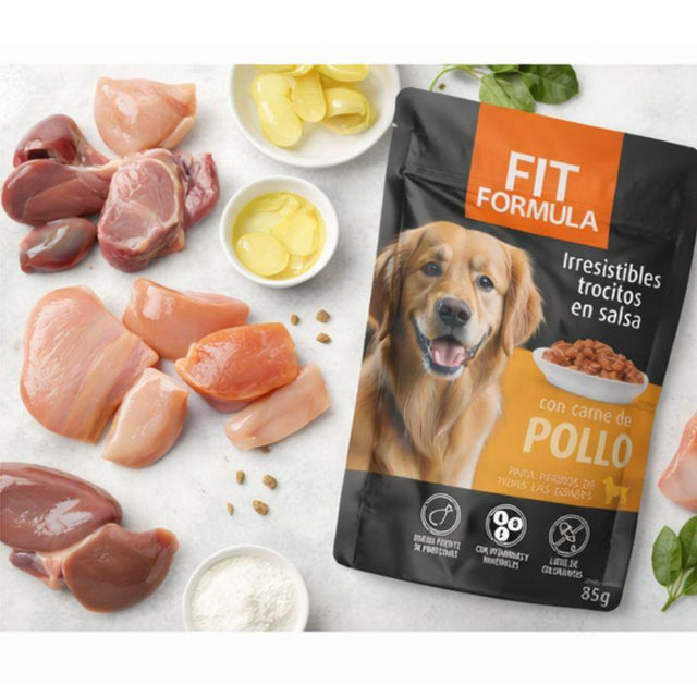 Fit Formula Alimento Húmedo para Perro Sabor Pollo - 85gr Fit Formula Alimento Húmedo para Perro Sabor Pollo - 85gr