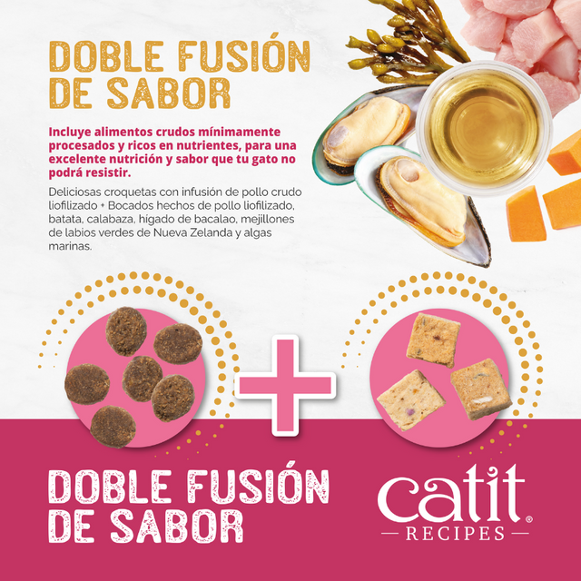 Catit Recipes Doble Fusión Kitten con Pollo 1.8kg Catit Recipes Doble Fusión Kitten con Pollo 1.8kg