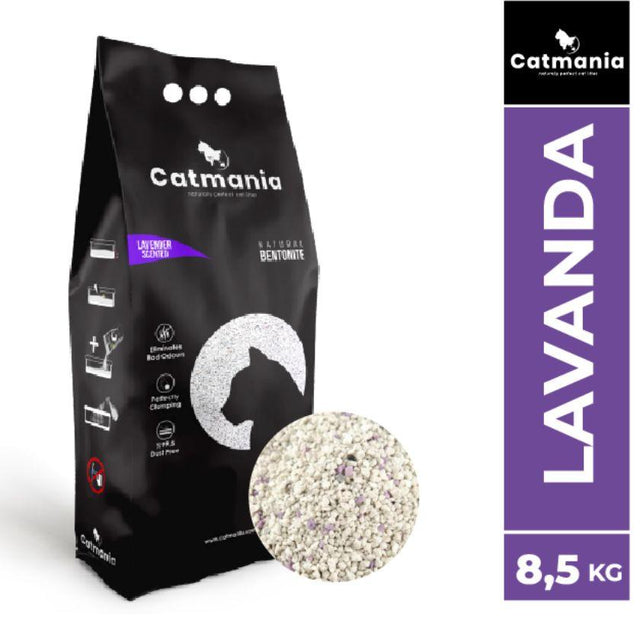 Arena Sanitaria CatMania Lavanda 8.5kg  Arena Sanitaria CatMania Lavanda 8.5kg