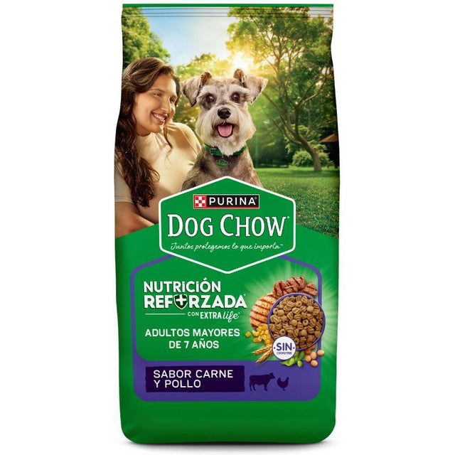 DOG CHOW NUTRICIÓN REFORZADA+ Adultos 7+ Todos los Tamaños Longevidad 12kg DOG CHOW NUTRICIÓN REFORZADA+ Adultos 7+ Todos los Tamaños Longevidad 12kg