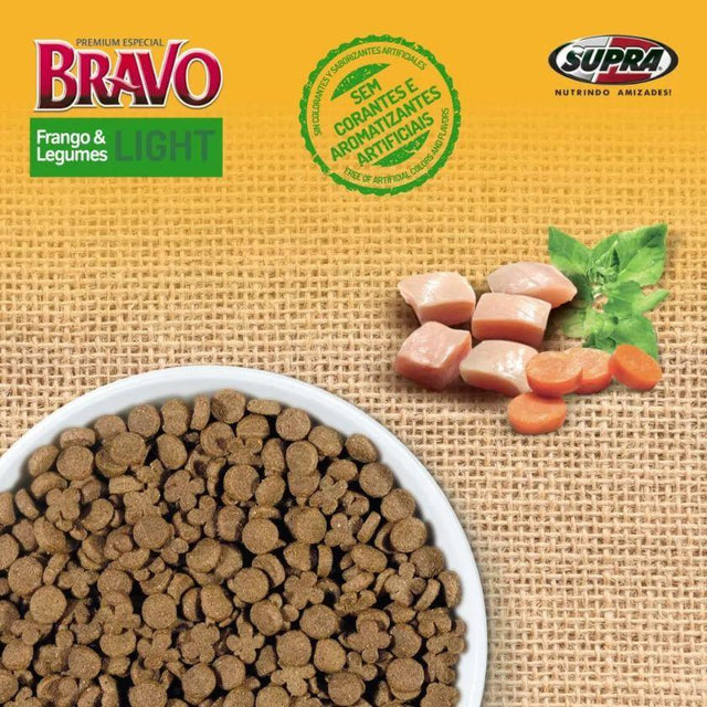 Bravo Adulto Pollo y Legumbres Light 15kg  Bravo Adulto Pollo y Legumbres Light 15kg