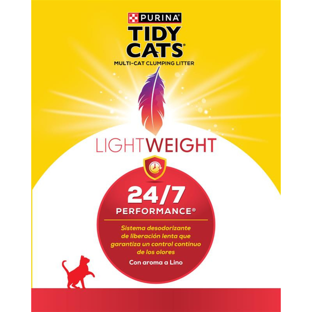 Arena sanitaria aglutinante TIDY CATS® Lightweight 2,72kg Arena sanitaria aglutinante TIDY CATS® Lightweight 2,72kg