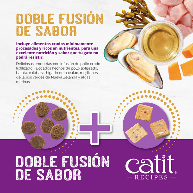 Catit Recipes Doble Fusión Indoor con Pollo 4.5kg Catit Recipes Doble Fusión Indoor con Pollo 4.5kg