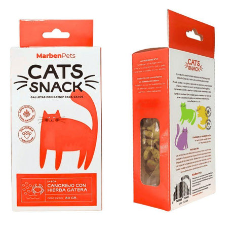 Snack - Halloween Cats Snack Galletas Cangrejo y Hierba Gatera 60gr Snack - Halloween Cats Snack Galletas Cangrejo y Hierba Gatera 60gr