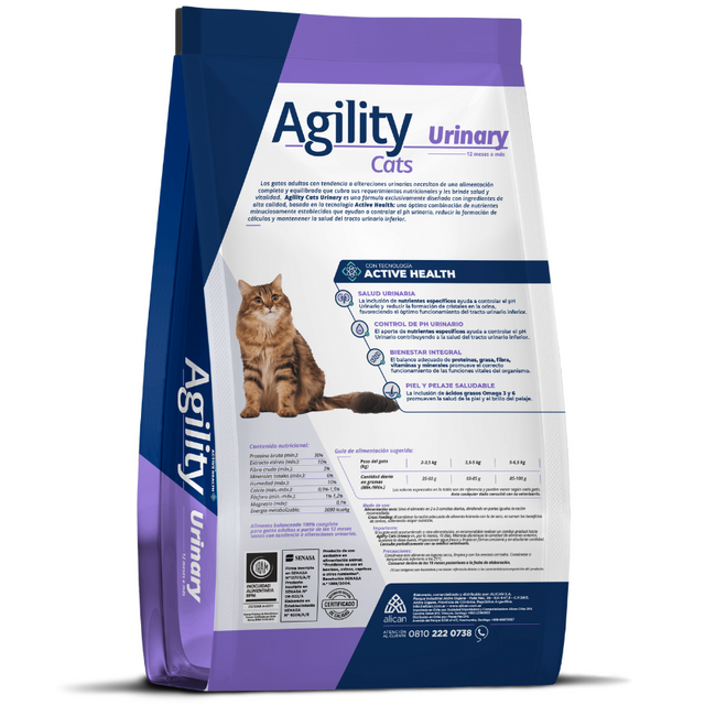 Alimento Agility Gato Urinary 10kg Alimento Agility Gato Urinary 10kg
