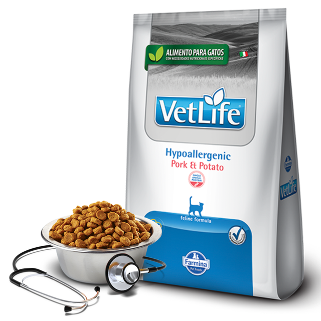 Vet Life Cat Hypoallergenic Pork and Potato 2kg Vet Life Cat Hypoallergenic Pork and Potato 2kg