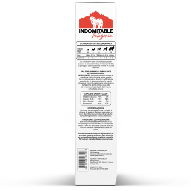 Indomitable Perro Galletas Horneadas Grain-Free Beef 460 gr Indomitable Perro Galletas Horneadas Grain-Free Beef 460 gr