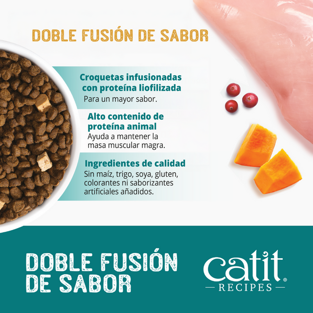 Catit Recipes Doble Fusión Senior con Pollo 1.8kg Catit Recipes Doble Fusión Senior con Pollo 1.8kg