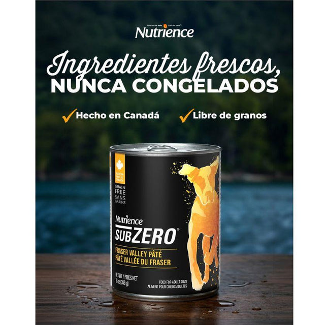 Nutrience SubZero Lata Perro Fraser Valley 369gr Nutrience SubZero Lata Perro Fraser Valley 369gr