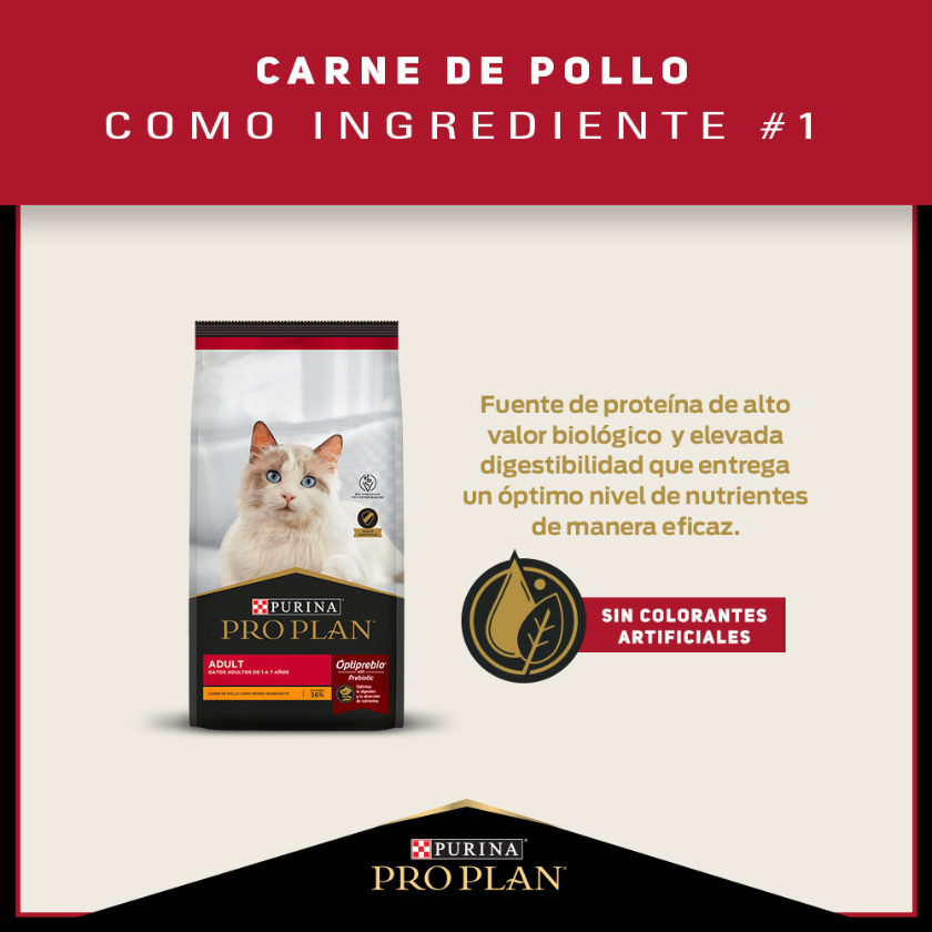 Alimento para Gatos PURINA PRO PLAN Adult 3kg