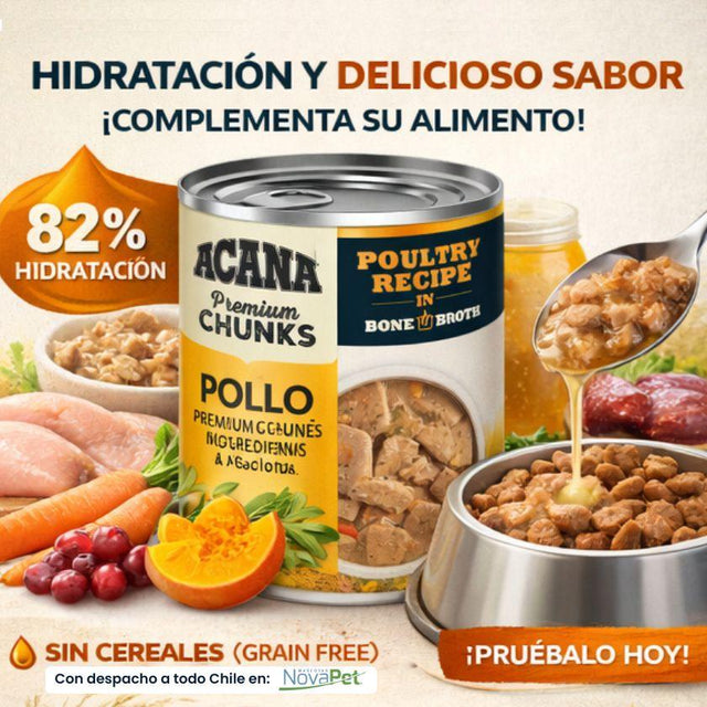 Alimento Húmedo Acana Premium Chinks 363gr - Receta de Aves en Caldo Alimento Húmedo Acana Premium Chinks 363gr - Receta de Aves en Caldo