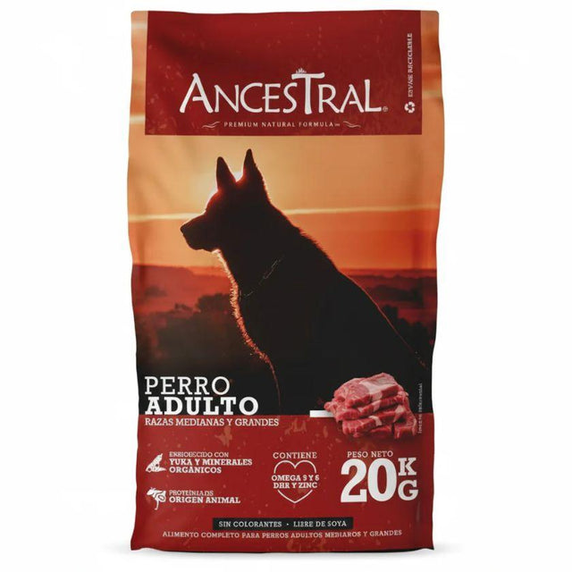 Ancestral Adulto para Razas Medianas y Grandes 20kg PACK X 2 (40KG) Ancestral Adulto para Razas Medianas y Grandes 20kg PACK X 2 (40KG)