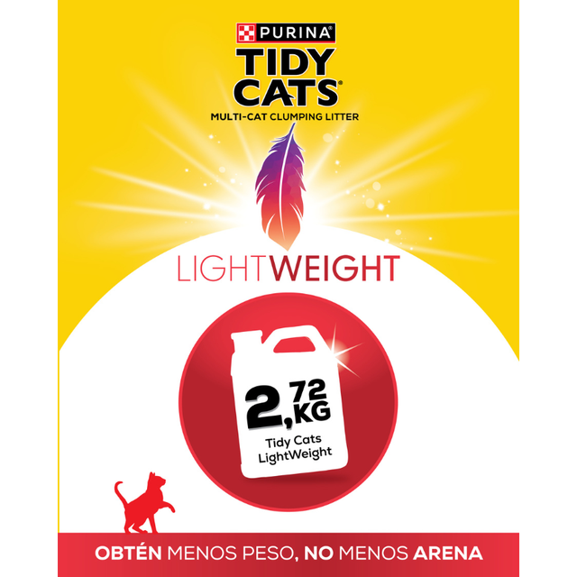 Arena sanitaria aglutinante TIDY CATS® Lightweight Pack 8kg Arena sanitaria aglutinante TIDY CATS® Lightweight Pack 8kg