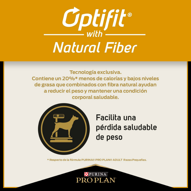 Purina PRO PLAN Adulto Raza Pequeña Reduced Calorie 3kg  Purina PRO PLAN Adulto Raza Pequeña Reduced Calorie 3kg