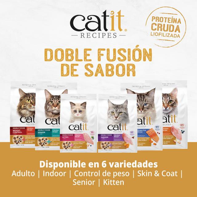 Catit Recipes Doble Fusión Indoor con Pollo 4.5kg Catit Recipes Doble Fusión Indoor con Pollo 4.5kg